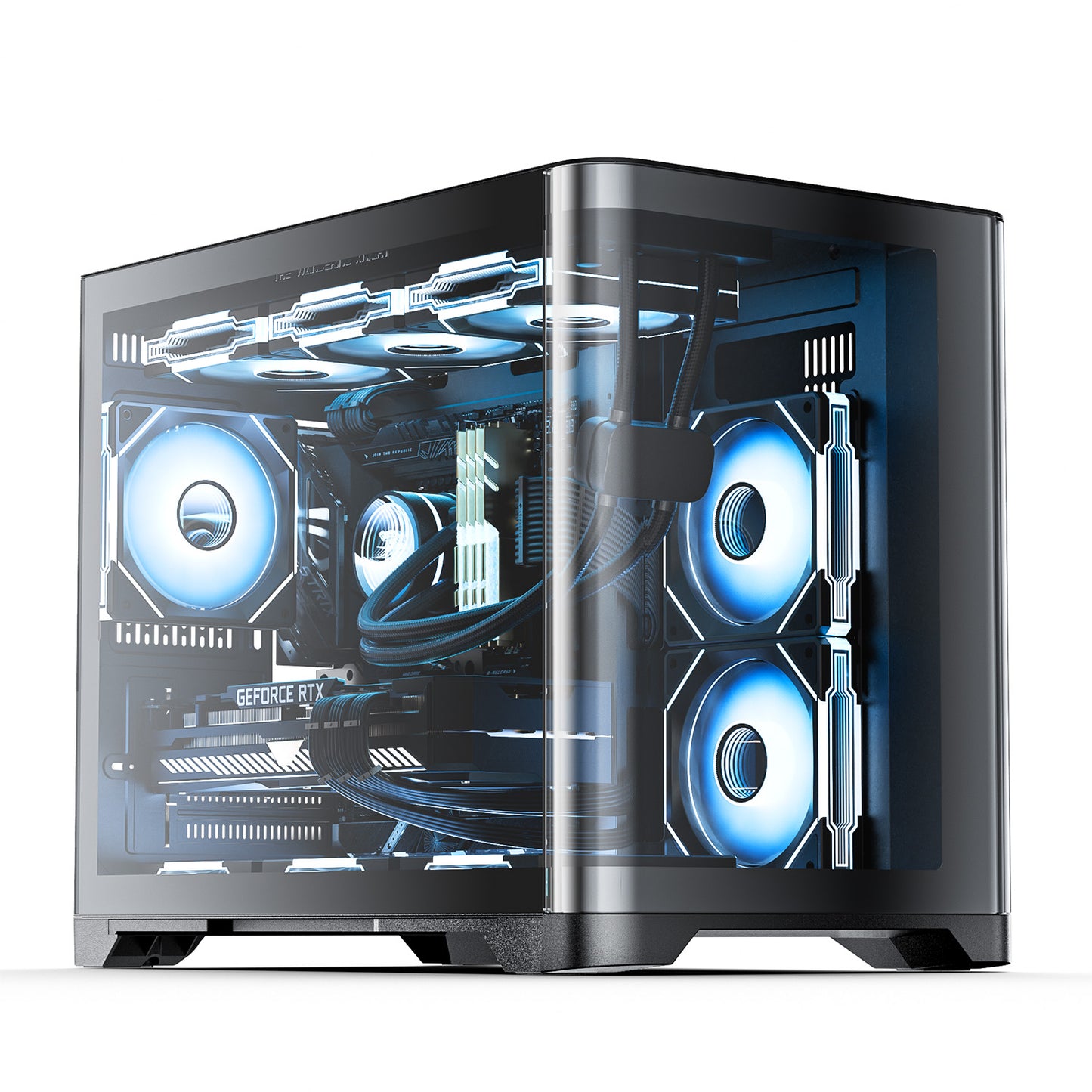 PEGASUS Mid-Tower Dual Chamber PC Case