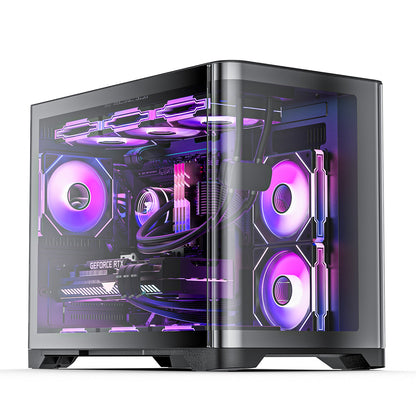 PEGASUS Mid-Tower Dual Chamber PC Case